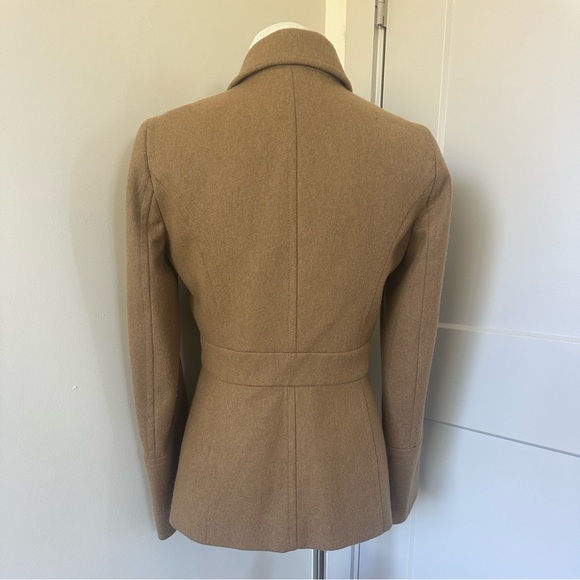 J.Crew Camel Peacoat size 4 - Picture 3 of 6